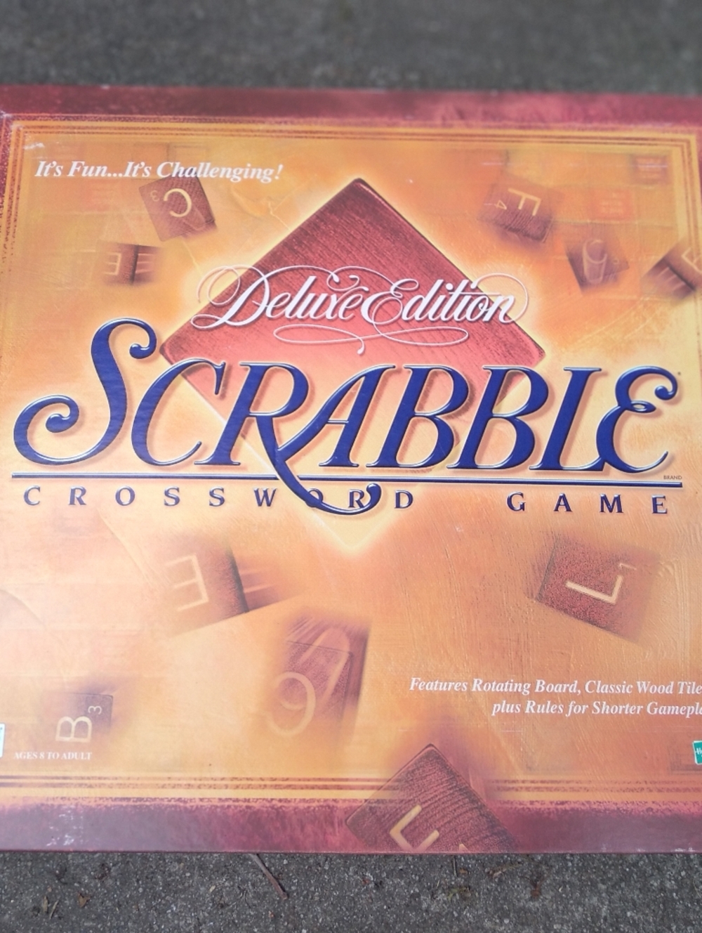 Deluxe Edition Crossword Game - Brown/Gold
